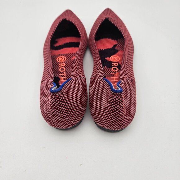 Rothys The Point Rose Double Stitch Slip On Flats Womens Sz 7 NEW - Picture 2 of 6